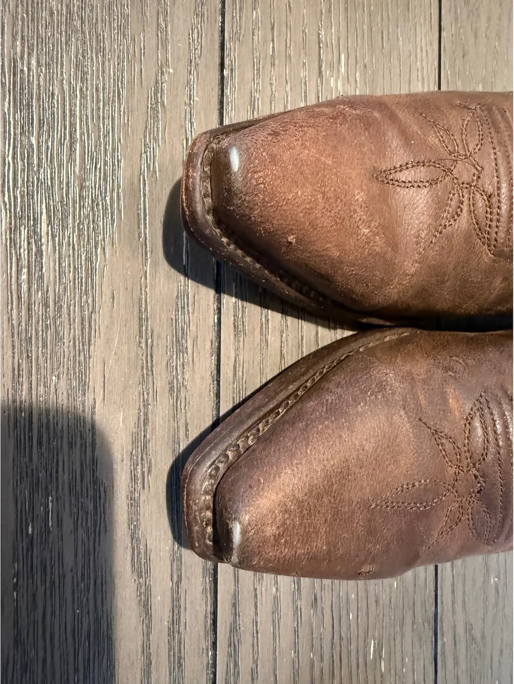 Dan Post Women’s Brown Leather Cowboy Boots Size 6
